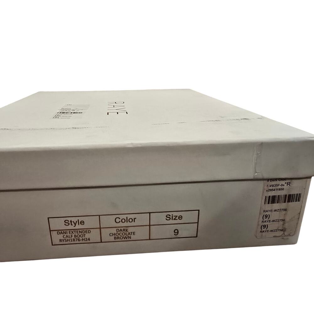 Raye Dani Extended Calf Boot In Dark Chocolate Br… - image 6